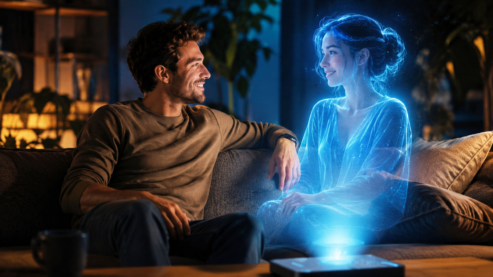 Man with ai girlfriend